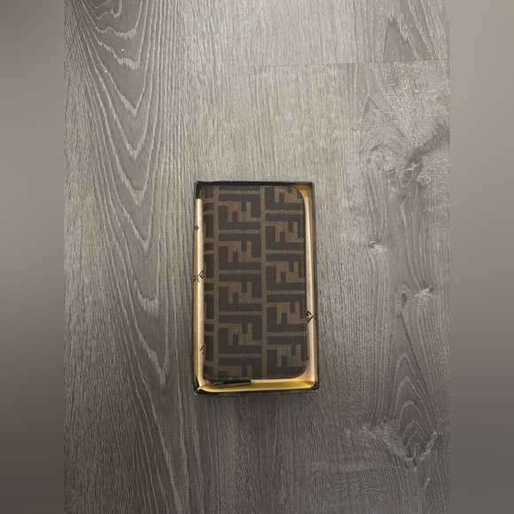 Fendi Black and Brown Logo Wallet - Picture 1 of 6